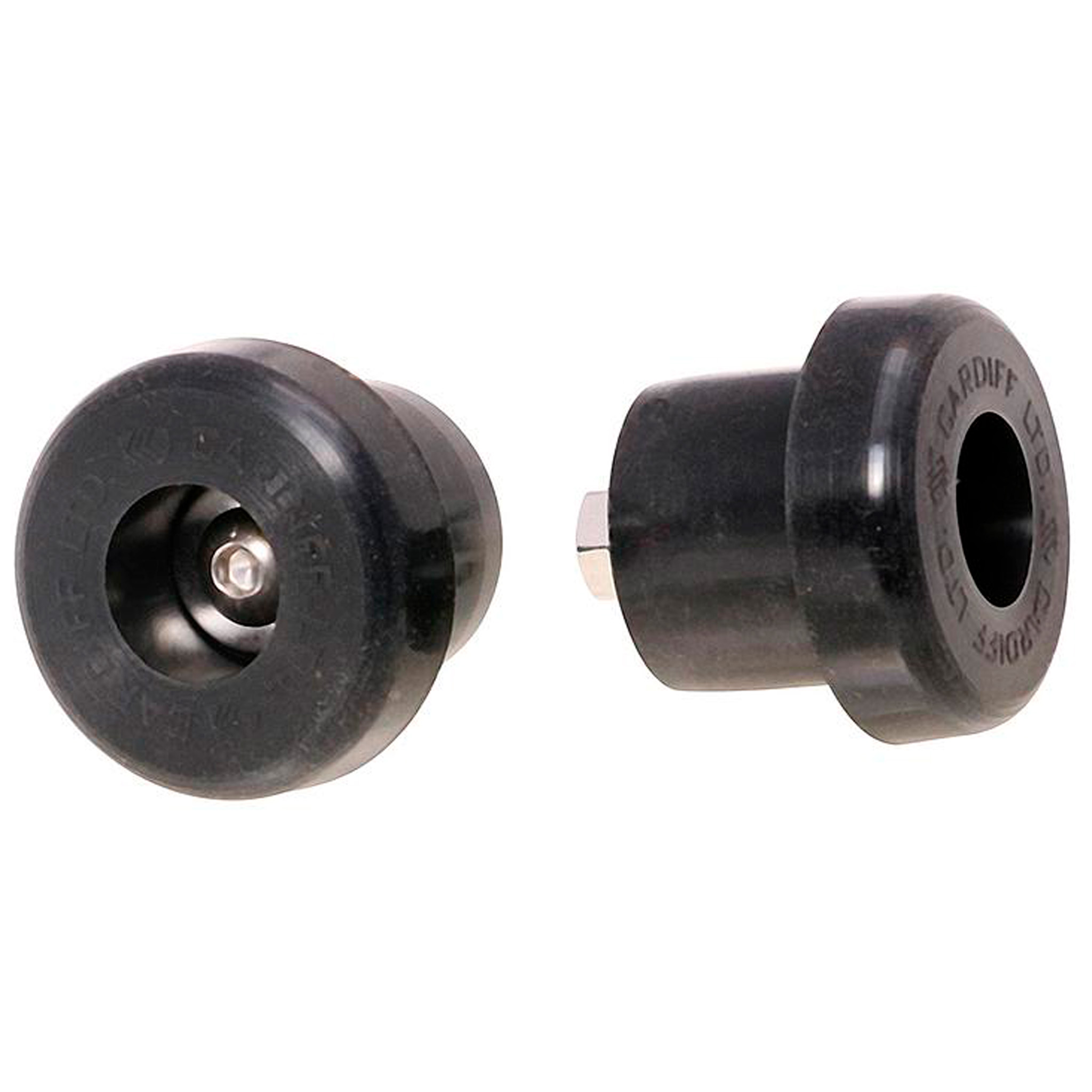 Cardiff Silicone Bar End Plugs, Black